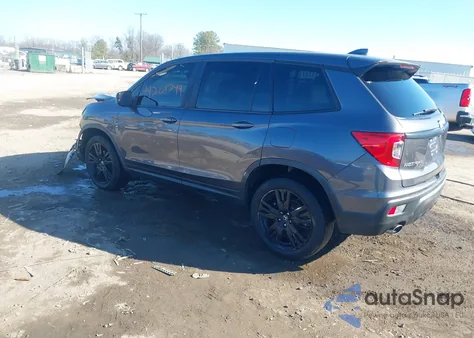 2019 Honda Passport Sport from USA, damaged, VIN 5FNYF8H2XKB006544